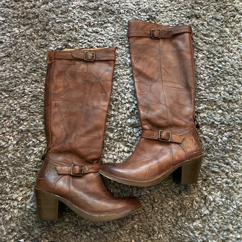 Brown Frye boots - size 7